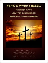 Easter Proclamation (The Risen Christ) C Instrument Duet with Piano P.O.D. cover Thumbnail